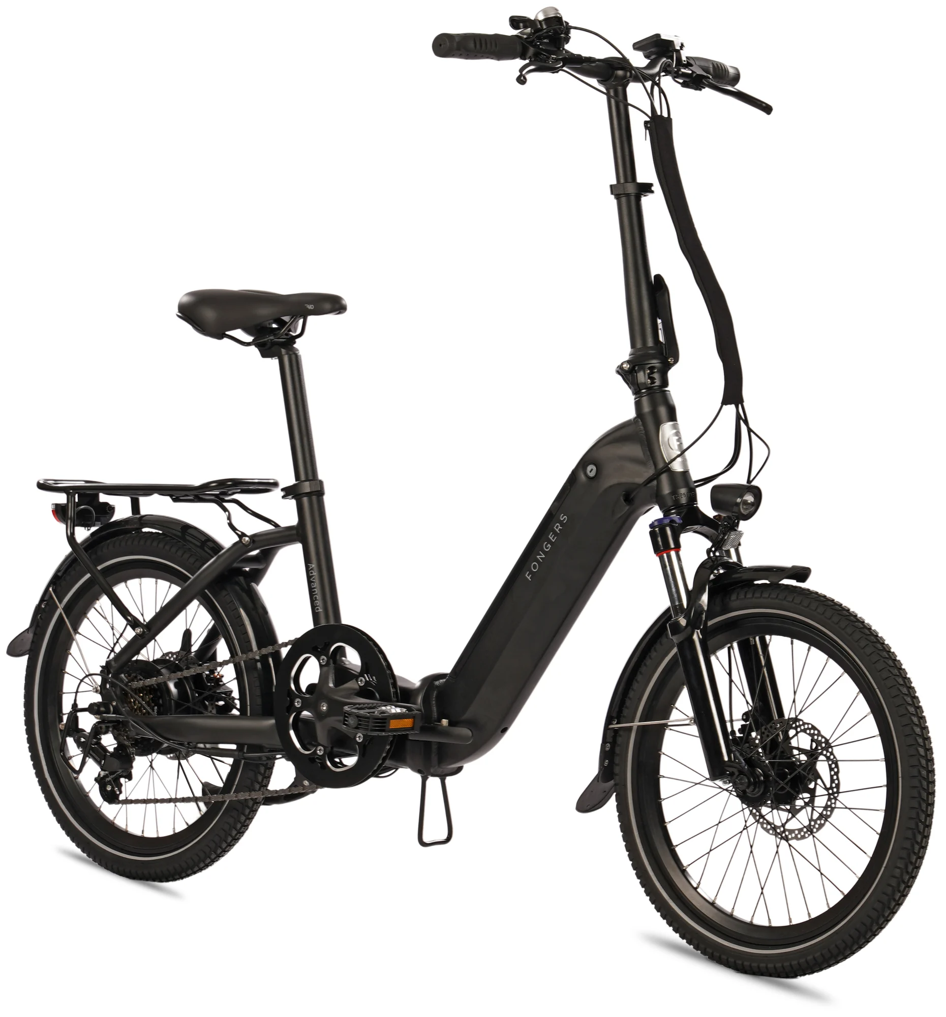 Fongers E-Folding Advanced 360 Wh Mat Zwart