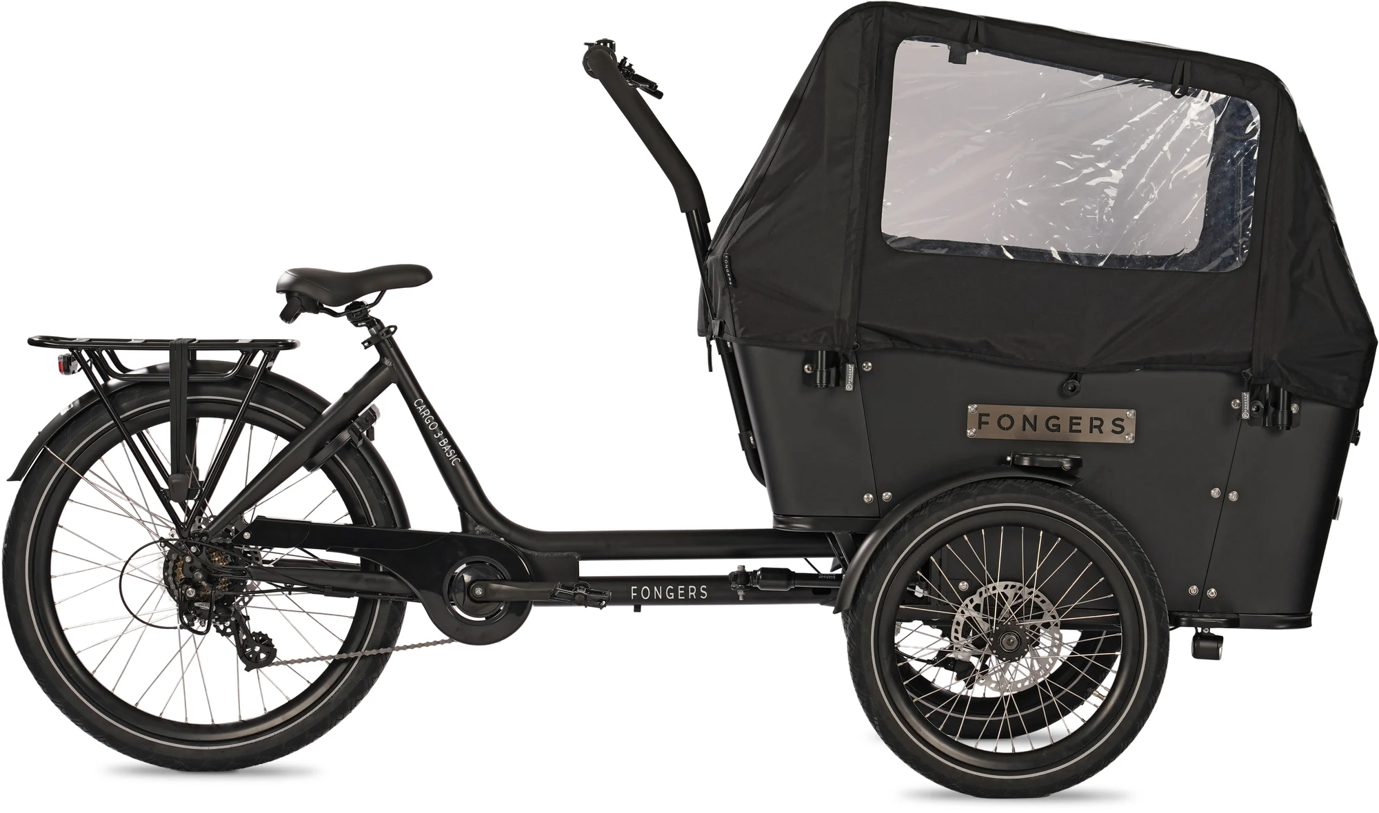 Fongers Cargo 3 Basic 612 Wh Zwart Deluxe