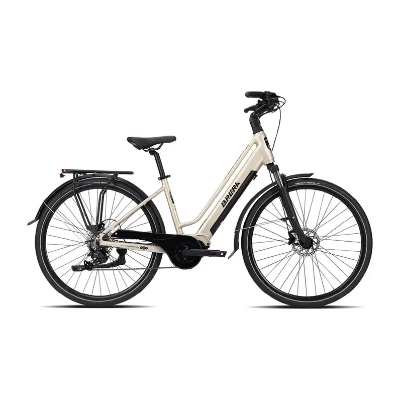 BRERA E-Urban City Voyager damesfiets 28 inch, 8 versnellingen, 470 Wh, borstelloze motor, maat S