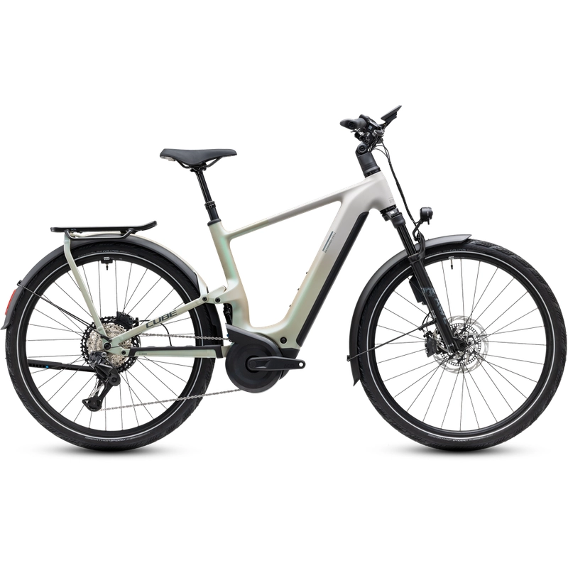 Cube Kathmandu Hybrid ONE11 HPC SLT 28 12v 100mm 800Wh Bosch CX Glintsand Oatgrey 2027 Maat S