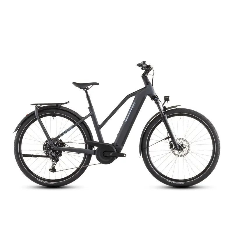 Cube Kathmandu Hybrid One Trapeze 28 10V 100mm 800Wh Bosch CX Metallicgrey gey 2026 maat XS