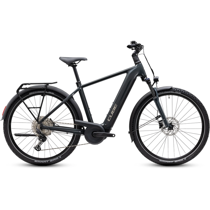 Cube Nuride Hybrid Performance 28 12V 100mm 720Wh Bosch Perf Line Shadowgrey Grey 2027 Maat S