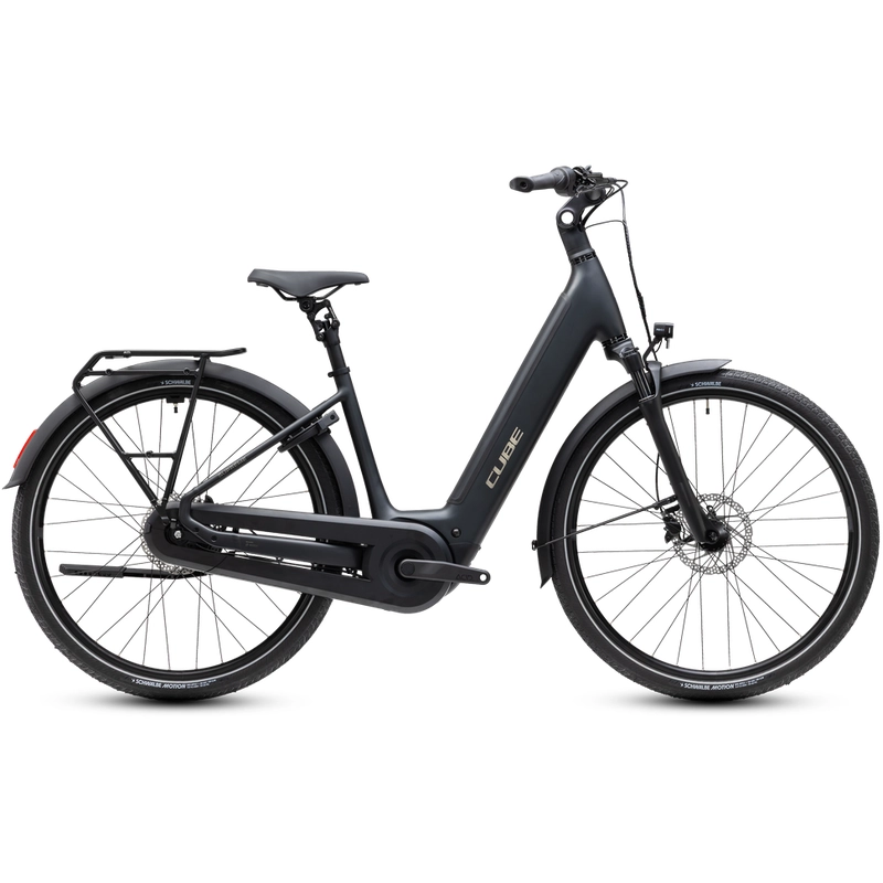 Cube Supreme Hybrid Comfort Pro 26 1v 50mm 600Wh Bosch Performance Line PX Grijs en Chroom