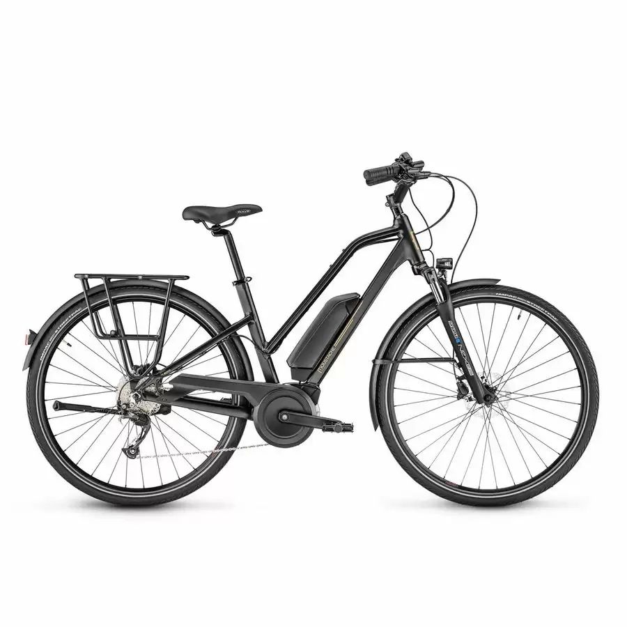Moustache Bikes Samedi 28.1 Open 28'' 9s 400Wh Bosch Active Line Matzwart Maat 39