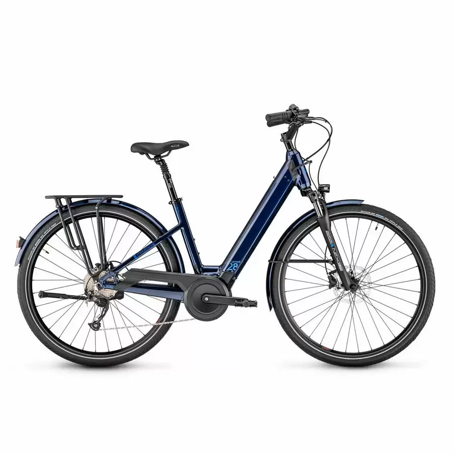 Moustache Bikes Samedi 28.2 Open 28" 9s 400Wh Bosch Active Plus Blauw Maat 39