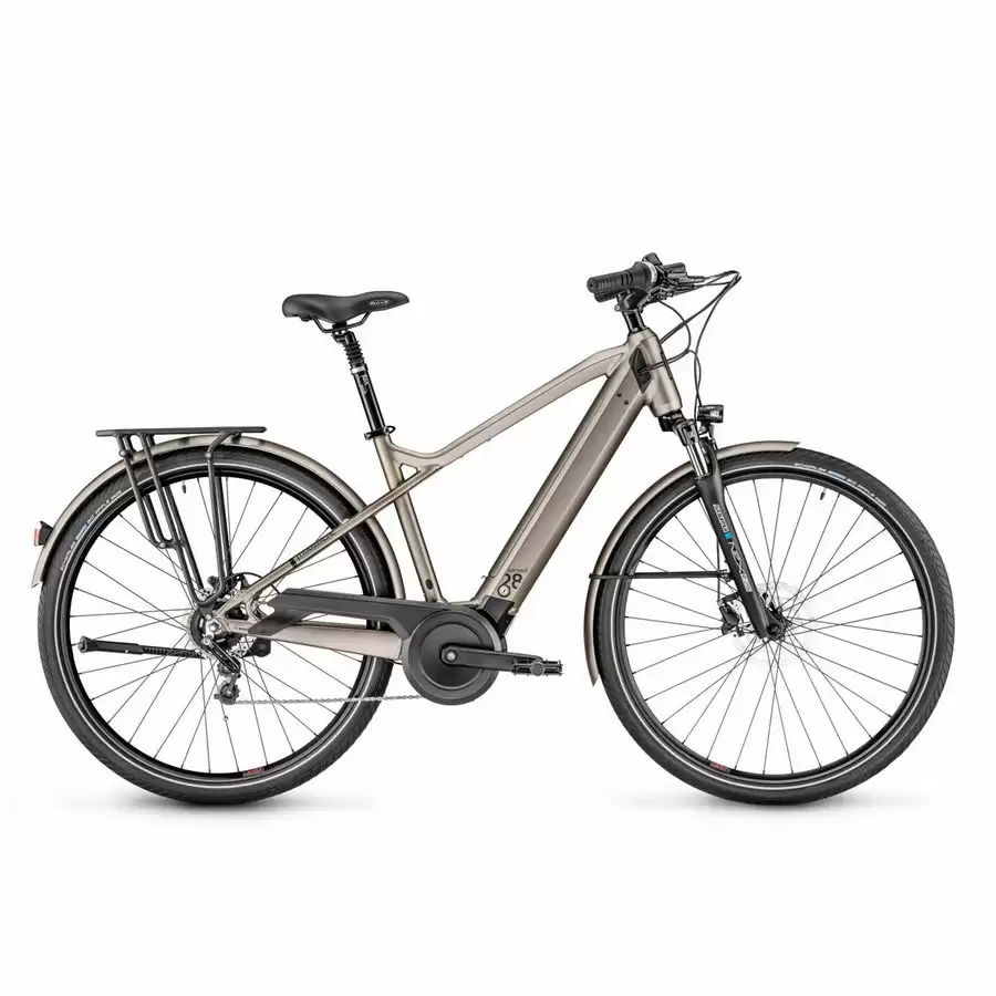 Moustache Bikes Samedi 28.3 28" 5s 500Wh Bosch Active Plus Matgrijs Maat 42
