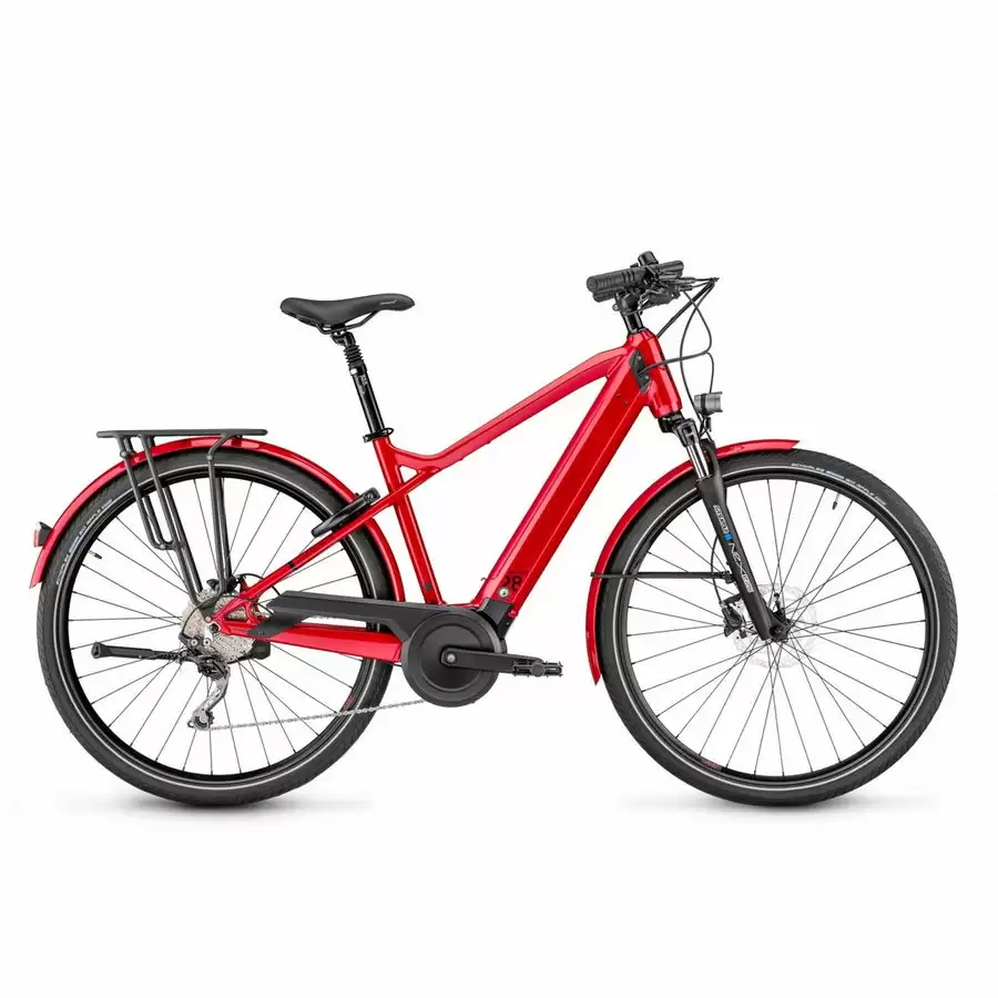 Moustache Bikes Samedi 28.5 28" 10s 500Wh Bosch Performance Red Maat 42
