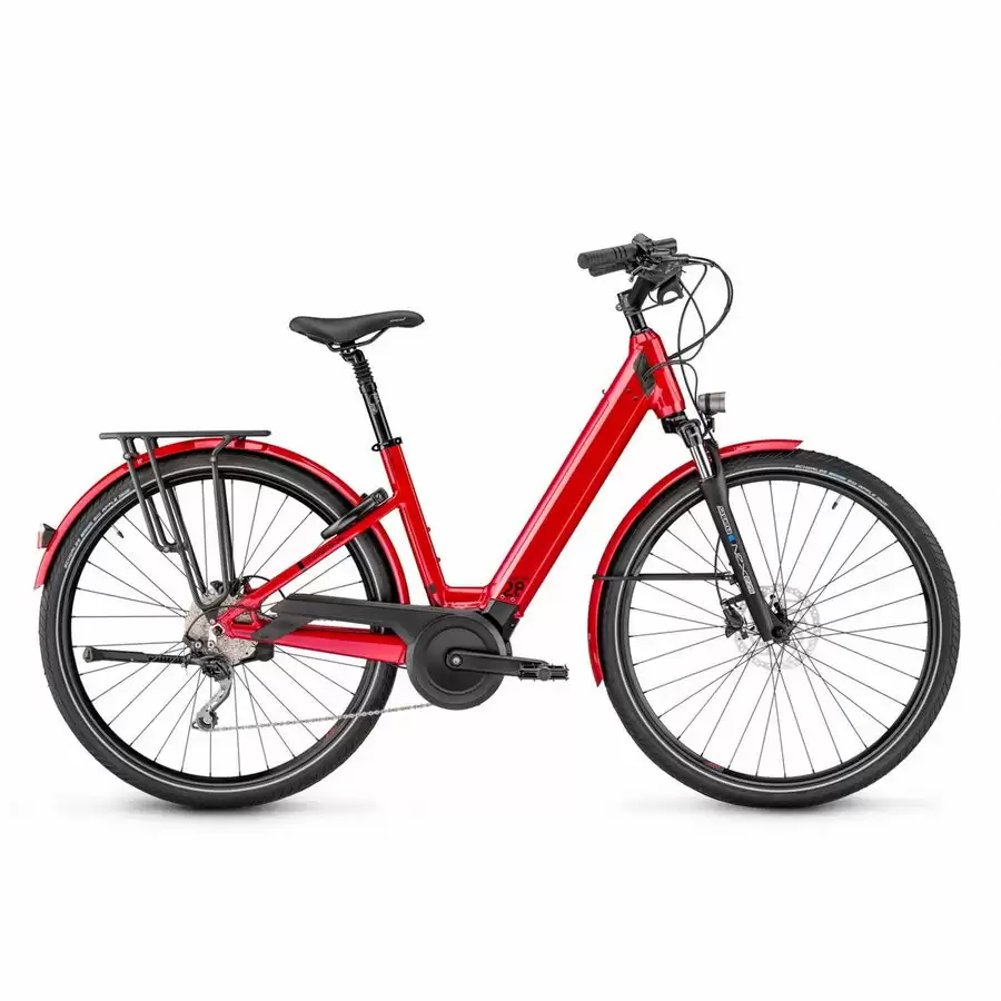 Moustache Bikes Samedi 28.5 Open 28" 10s 500Wh Bosch Performance Red Maat 39