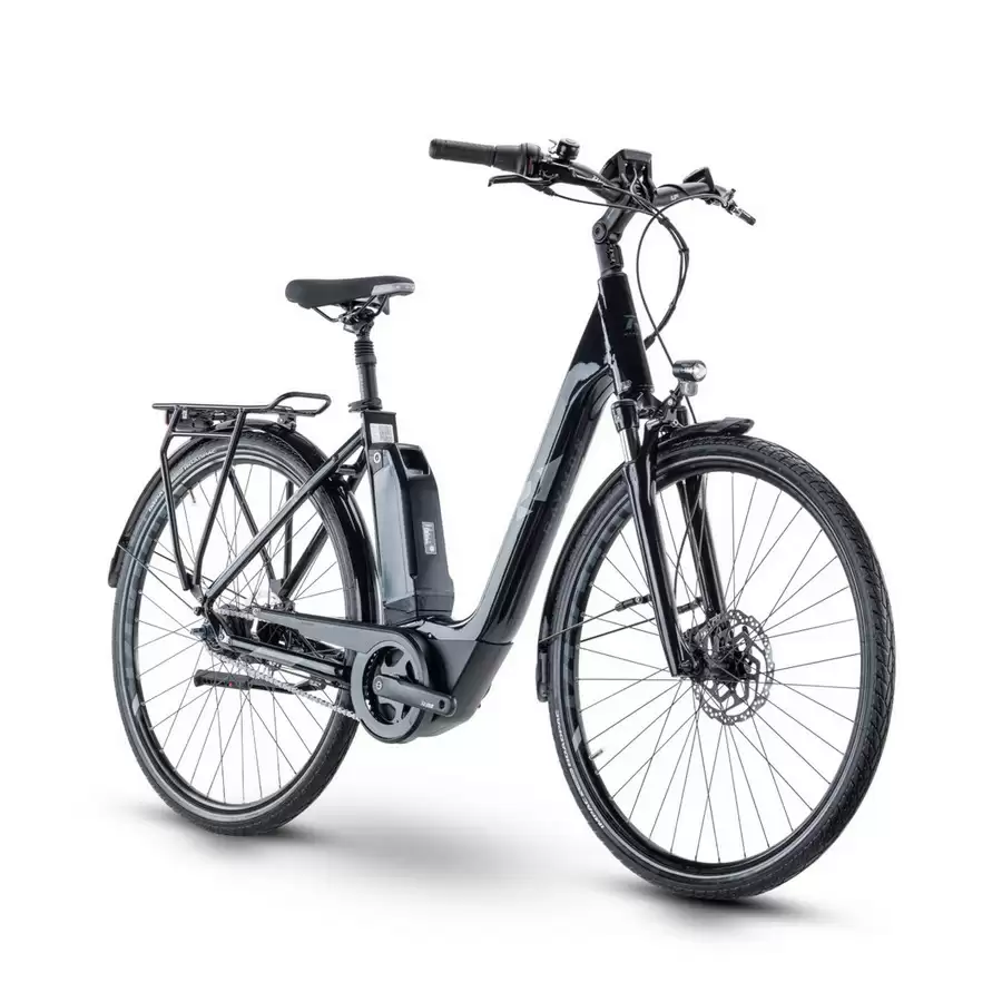 RAYMON CityRay E 4.0 CB Wave 28'' 8s 500Wh Yamaha PW-CE Zwart/Grijs 2021 Maat 45