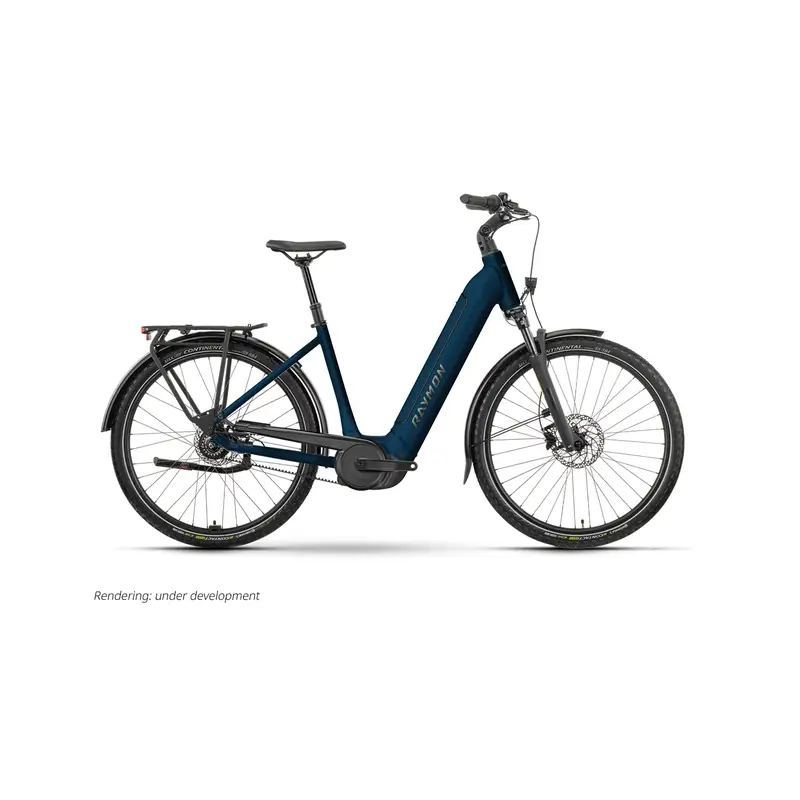 RAYMON Metmo Ultra Wave 27,5'' 1V 800Wh Bosch Performance Line PX Donkerblauw 2027 Maat S
