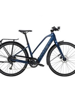 TREK FX+ 2 Stagger elektrische damesfiets, Mulsanne Blue, 250Wh